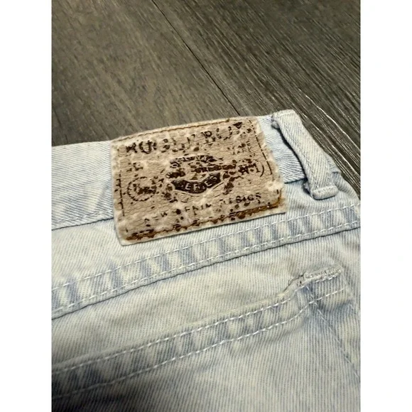 Vintage Bugle Boy Shorts Men 33 Y2K Carpenter Jorts Baggy‎ Skater Acid Washed - Picture 9 of 9